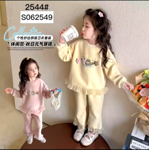 Stelan Switer Dan Celana Anak Perempuan Usia 2-5 Tahun Import Premium Nyaman Untuk Anak Cewek Pakaian Anak Cewek