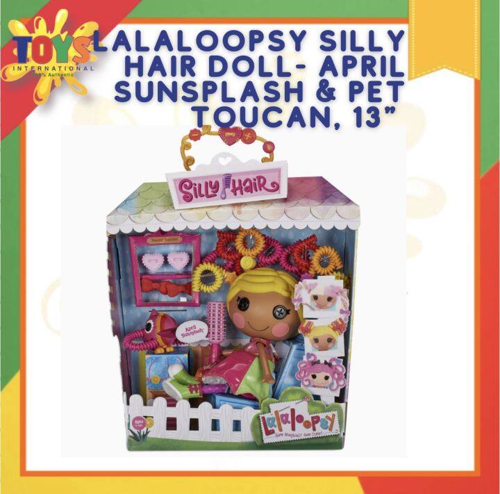 Lalaloopsy Silly Hair Doll - April Sunsplash with Pet Toucan, 13