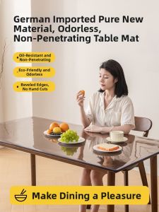 Transparent Wash-free Waterproof and Oil-proof Heat-resistant Table Mat