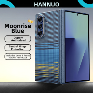 HANNUO | Slim Kevlar Galaxy Z Fold Shell Waterproof Full-Body Middle Axis Protection