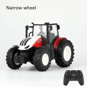 1/24 Rc Car Remote Control Tractor Trailer with Light Farmer Truck Electric Model Radio-Control Truck Kids Xmas Festival Gift
