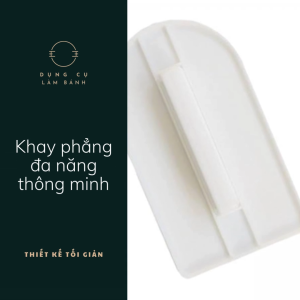 Dụng Cụ Chà Láng Bánh Kem- Trắng