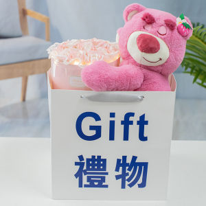 Gift Teddy Bear Doll Detergent Rose Artificial Flower Bouquet