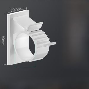 คลิปรัดท่อประปาแบบติดผนัง ทนทานต่อการใช้งาน มีส่วนผสมของยางและพลาสติก สำหรับท่อประปาและท่อแก๊ส