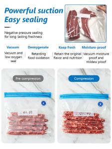 Mini Handheld Vacuum Sealer Reusable Electric Vacuum Pump Portable Food Saver Kitchen Sealer Machine Fresh Keeping Machine Household