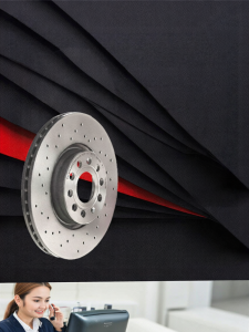 brembo | Front Perforated Brake Disc 09.D216.1X
