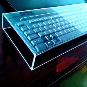 Dustproof Keyboard Cover Mouse Cover Acrylic Transparent 104-Key 87-Key Desktop Keyboard Protective Waterproof Cover