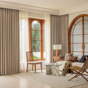 Sunproof Insulated Blackout Curtain Beige Linen