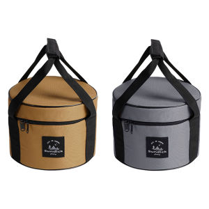 9/14L Dinner Set Carrying Case Oxford Cloth Cutlery Storage Pouches Waterproof Camp Bowl Cups Container Cases Bearing 7kg Outdoor Supplies
