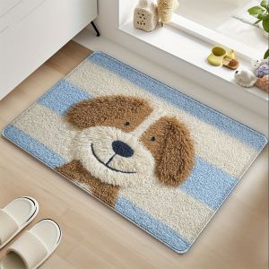 VIKAMA Cute Beagle Dog Print Floor Mats Are Suitable For Entrance And Exit Bathroom Kitchen And Home Decoration Carpet