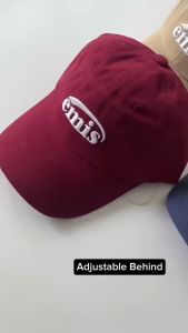 Ready Stock Cap/Topi OOTD & Emis Cotton Cap Metal Adjustable Cap Quality Topi Viral [LOCAL JOHOR SELLER]