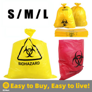 【Fast Shipping】 1pc Disposable Biohazard Medical Waste Bag Autoclavable Medical-Grade Waste Bags