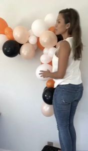 Klip Balon Rantai Ballon 5M Chain Tape Strip untuk Dekorasi Balon 1 Roll Panjang 5 Meter