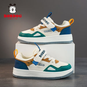 Bobdog Boys Casual Sneakers Breathable Mesh Elementary School Students Sports Shoes Spring 2025 New Arrival Comfortable Slip-On