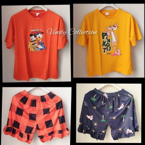 PIYAMA SETELAN IMPORT XL PREMIUM QUALITY (Ld 110cm)