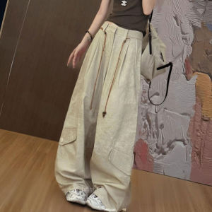 Shalldoer | Retro Hong Kong Style High Waist Loose Wide Leg Casual Pants Women Summer 2025 Slimming Workwear Trousers Fashion Trend
