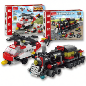 HUIQIBAO | 6-in-1 Construction Set Building Blocks 3+ years