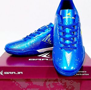 Braja-sepatu futsal Dewasa Braja speed storm In Blue-Metalic