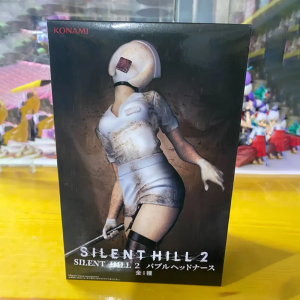 Bandai | Mô Hình Y Tá Đầu Bong Bóng Silent Hill Của Konami Cảnh Quan Kim Tự Tháp Đỏ Đồ Chơi Hành Động Chính Hãng Nhật Bản Dành Cho Người Sưu Tầm Và Làm Quà Tặng