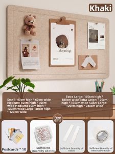 O Margo | No-drill Adhesive Felt Board Home Decoration
