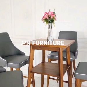 Set Kursi Meja Bar Kayu Jati