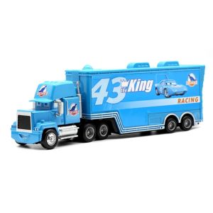 NEW Disney Pixar Cars And Truck Set | Lightning Mcqueen Uncle Mack Model Trucks | Racing Car Holiday Birthday Gift for Boys Kids