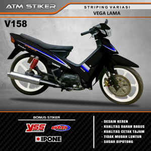 Striping variasi untuk yamaha vega lama