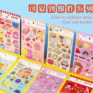 ✨New Arrival✨ 6 Sheet Handbook Cute Sticker Diary Notebook Handkraft Sticker 可爱手账贴纸 (6张入)