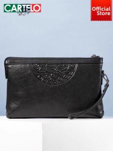 CARTELO | Men Leather Phone Organizer Bag