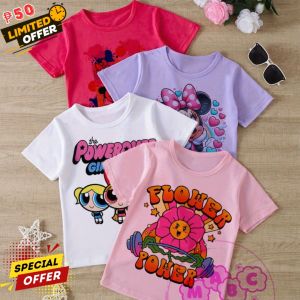 PICABOO- Sublimation Printed Blouse for kids High quality no fade prints Tees Shirts tops for Girls Toddlers 3-5 yrs old