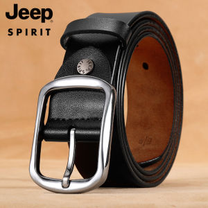 JEEP SPIRIT | Dây Nịt Da Đơn Giản Trẻ Trung với Khóa Ghim