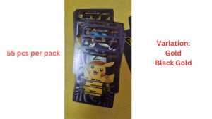 Pokemon Card Gold and Black Gold 55pcs per pack