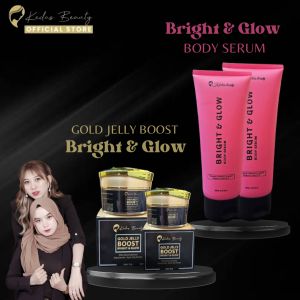Paket 2 Gold Jelly dan 2 Body Serum Kedas Beauty Original BPOM