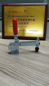 2Pcs 201B Toggle Clamp Heavy Duty 227KG Holding Capacity Horizontal Quick Release Clamp Woodworking Hand Tool