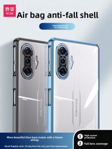 Transparent RedmiK40 Game Enhanced Version Phone Case Heat Dissipation Gaming Esports Lens Full Cover Male Female New Soft Shell