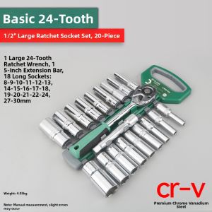 WOLL FAN | Multifunctional Quick Release Ratchet Socket Wrench Set