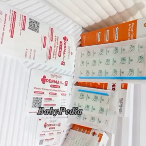 2pcs DERMAPLAST T Plester Luka Transparan Anti Air dermafix Plesterin Perban Penutup Operasi