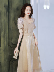 New Elegant Evening Dress Light Luxury Small Crowds