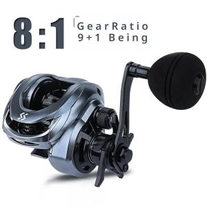 Sougayilang เดี่ยว Baitcasting Reel 9 + 1BB 8.0:1 ความเร็วสูง Casting Reel แรงเหวี่ยงเบรคตกปลา Reel Pesca