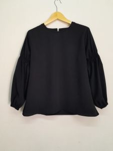 Deolin Puffy Blouse | bahan wolpeach | gaya korea