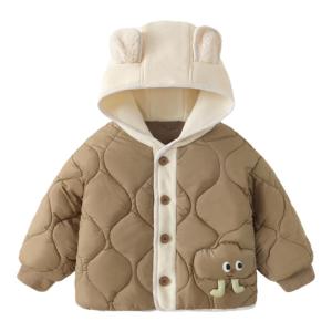Thickened Cotton Jacket for Baby Outdoors Autumn Winter Clothes Childrens Winter Coat Boys Winter Clothes Baby Outfit
