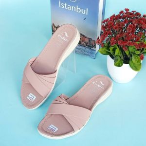 Sandal Slop Kipas Wanita 2023 / Sendal Cewe Model Simple Elegant