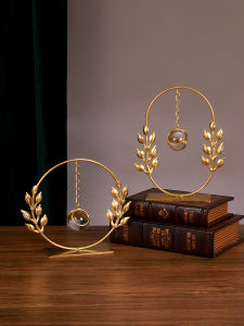 Luxurious Creative Wheat Spike Crystal Ball Home Office Decorations Wealth Attracting Feng Shui Ornaments Birthday Gifts