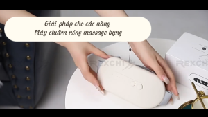 Máy Chườm Bụng Kinh Đai Massage Giảm Đau Bụng Kinh Bản Cao Cấp Hỗ Trợ Chống Lão Hoá Da Sau Sinh