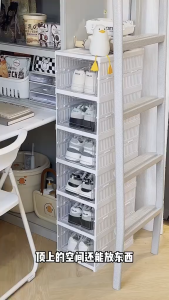Foldable Shoe Box (3 Pcs/6 PCS Bundle) Installation Free Shoe Cabinet | Shoe Rack