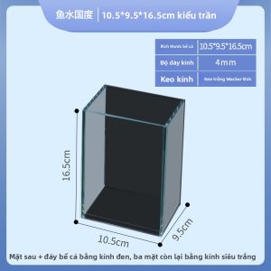 VOA | Bể Cá Kính Trong Suốt Nhỏ Cho Cá Betta và Nuôi Rùa