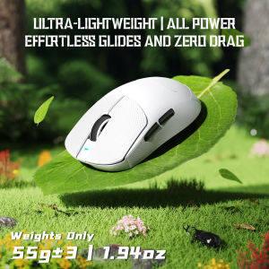 ATTACK SHARK | ATTACK SHARK X8SE Wireless Gaming MouseAdjustable 25K DPI PAW3311 Optical SensorErgonomic 59g LightweightTriple Modes 2.4G/BT