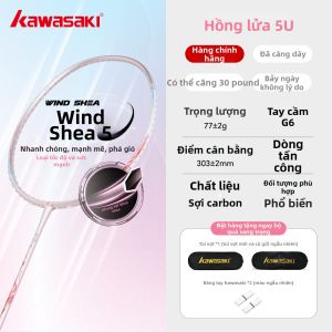 KAWASAKI | Vợt Cầu Lông Chuyên Nghiệp Sợi Carbon 24 lbs