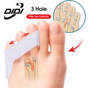 DIDI 1 Pair Silicone 3 Hole Toe Separator Hallux Valgus Orthotics Bunion Corrector Overlapping Hammer