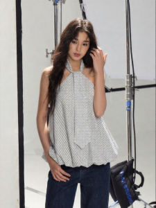 withmin | Áo Tank Top Dây Quai Hè Sọc Đa Năng Dáng Rộng